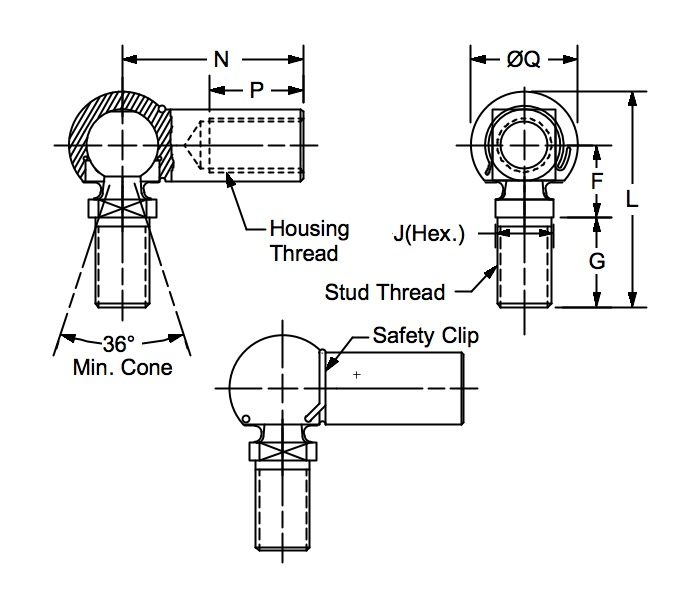 SSDMCS-6 dimensional drawing