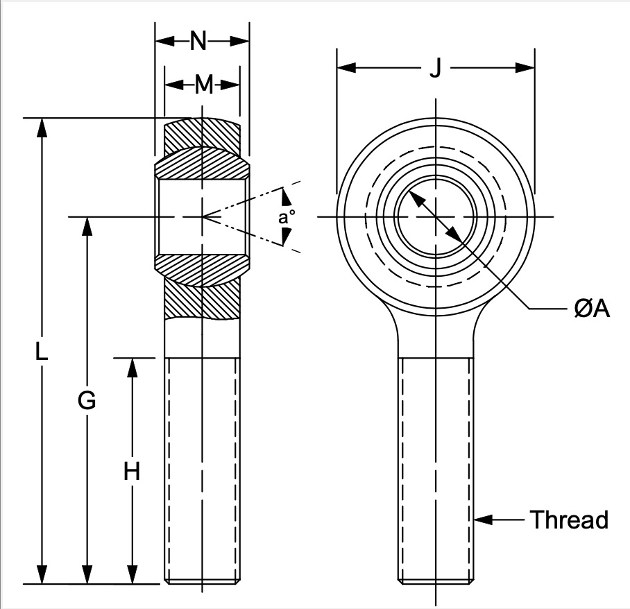 ASMM-8 dimensional drawing