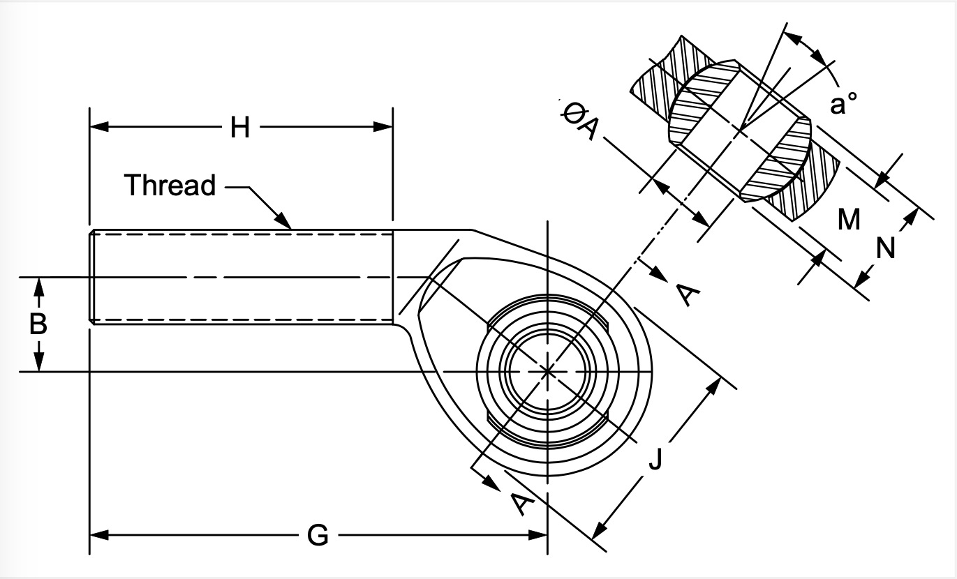 MXOL-3 dimensional drawing