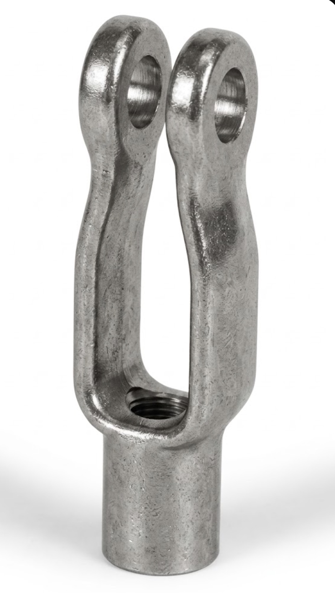 Inset Yoke, 3/8 Blank — Clevis and Yoke Ends photo