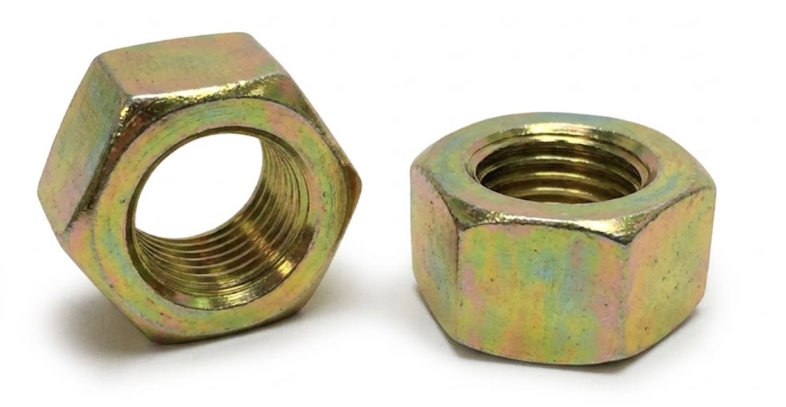 Nut, Full, 1/4-28 RH Grade 5 ZY — Fasteners photo