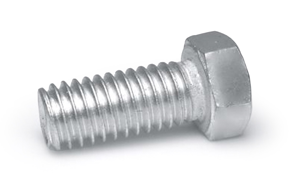 Hex Head Cap Screw, 5/8-18 x 3.50, Zinc Clear — Fasteners photo