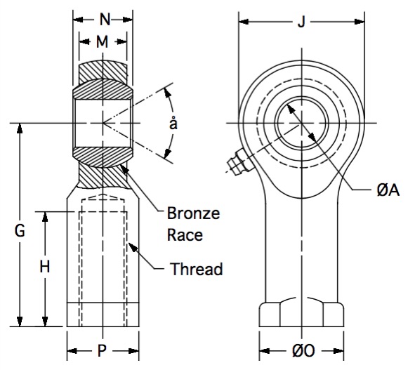 DBF-10Z dimensional drawing