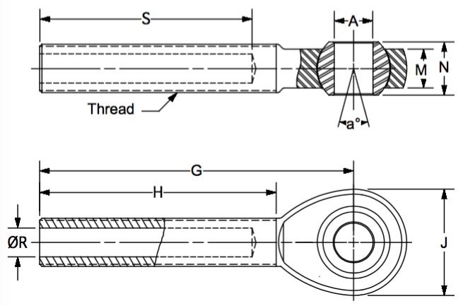 MXMX-4 dimensional drawing