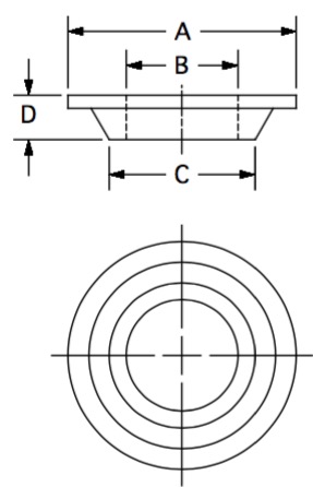 MCW-10-SS dimensional drawing