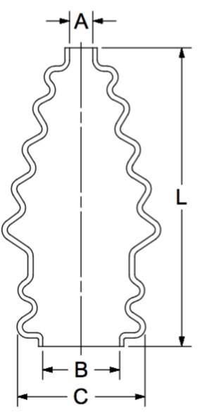 RLB-375F dimensional drawing