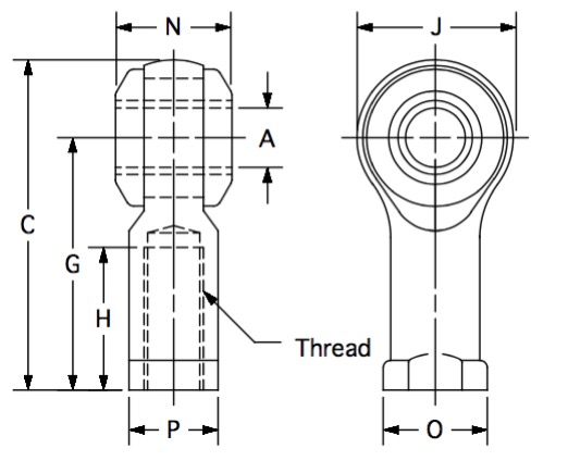 MFIR-8 dimensional drawing