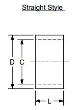BBS-10-1.000-N dimensional drawing