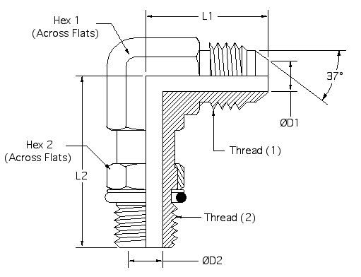 6801L-04-04 dimensional drawing