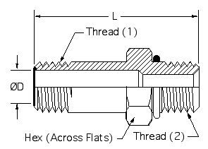 FS6400L-06-06 dimensional drawing