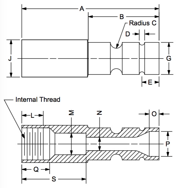 GCE-M4 dimensional drawing