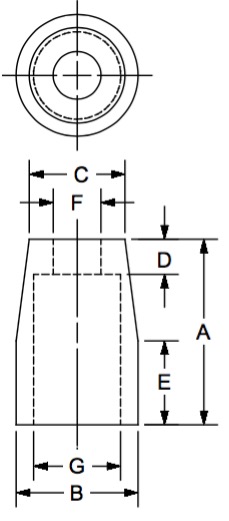 CTS-80 (tube seal, also for 60 series) dimensional drawing