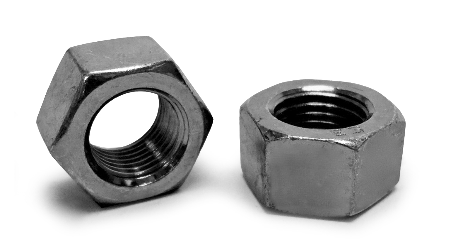 Nut, Full, 3/8-24 RH, Bright Chrome Plated — Fasteners photo